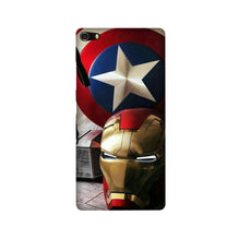 Ironman Captain America Mobile Back Case for Gionee Elifi S7 (Design - 254)