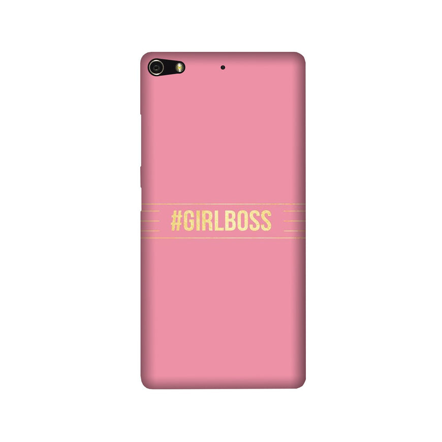 Girl Boss Pink Case for Gionee Elifi S7 (Design No. 263)