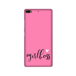 Girl Boss Pink Case for Gionee Elifi S7 (Design No. 269)