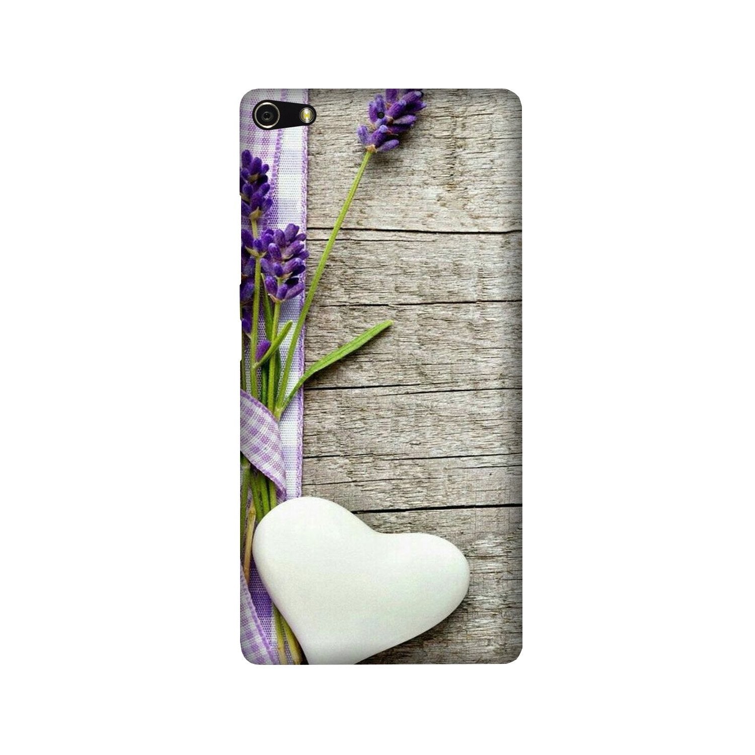 White Heart Case for Gionee Elifi S7 (Design No. 298)