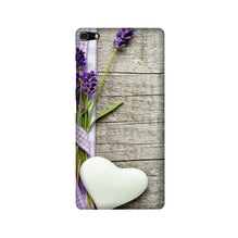 White Heart Mobile Back Case for Gionee Elifi S7 (Design - 298)