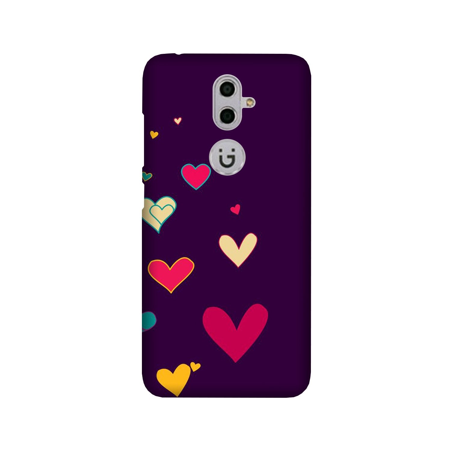 Purple Background Case for Gionee S9  (Design - 107)