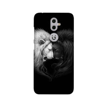 Dark White Lion Mobile Back Case for Gionee S9  (Design - 140)
