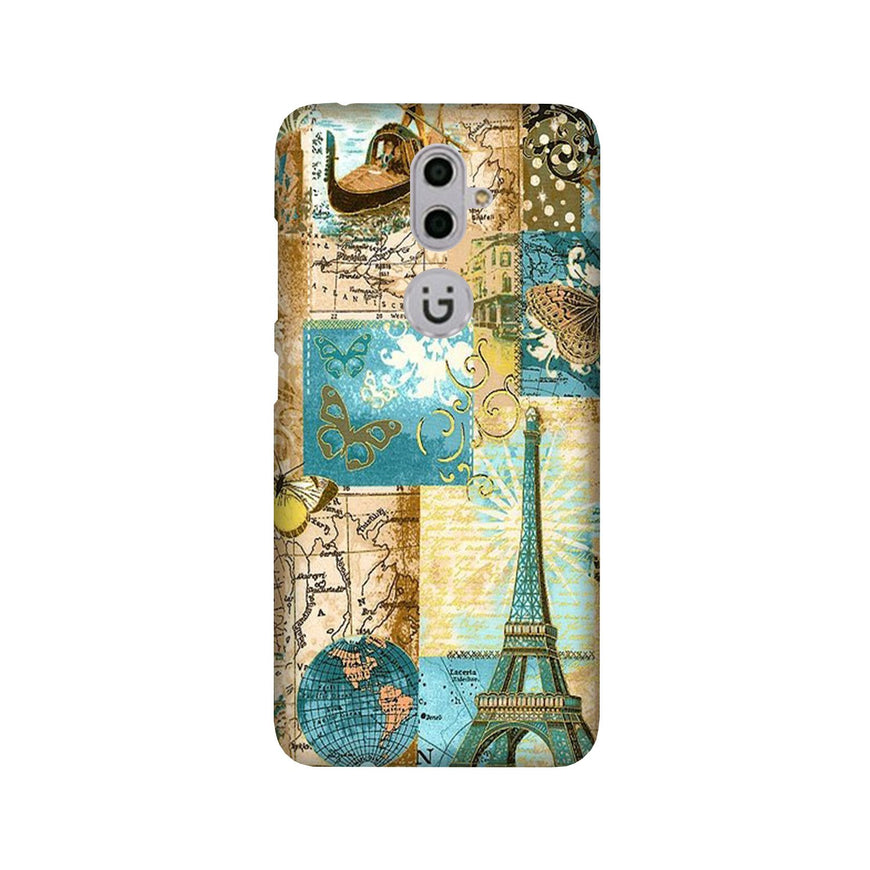 Travel Eiffel Tower Case for Gionee S9 (Design No. 206)