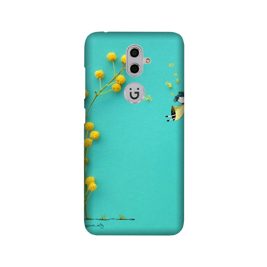 Flowers Girl Case for Gionee S9 (Design No. 216)