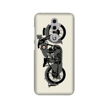 MotorCycle Mobile Back Case for Gionee S9 (Design - 259)