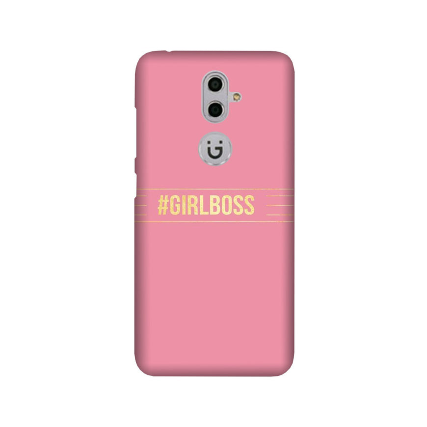 Girl Boss Pink Case for Gionee S9 (Design No. 263)