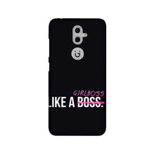 Like a Girl Boss Mobile Back Case for Gionee S9 (Design - 265)