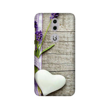 White Heart Mobile Back Case for Gionee S9 (Design - 298)