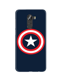 Captain America Mobile Back Case for Gionee X1 /  X1s (Design - 42)