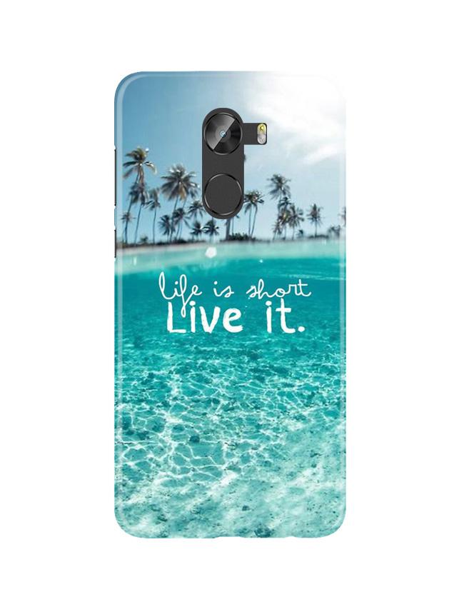 Life is short live it Case for Gionee X1 /  X1s