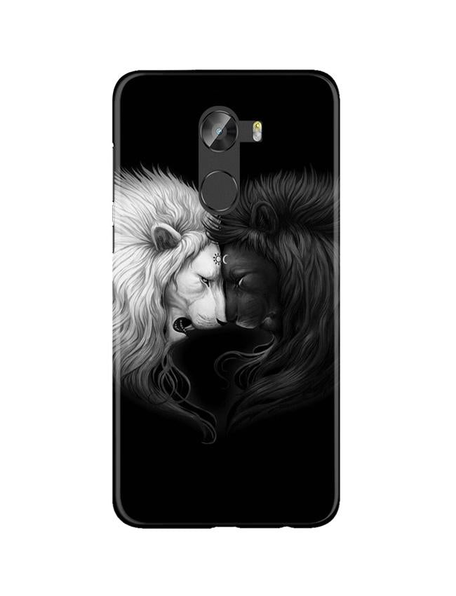 Dark White Lion Case for Gionee X1 /  X1s  (Design - 140)