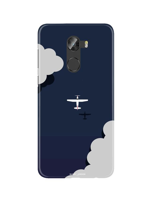 Clouds Plane Case for Gionee X1 /X1s (Design - 196)