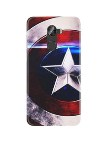 Captain America Shield Mobile Back Case for Gionee X1 /  X1s (Design - 250)