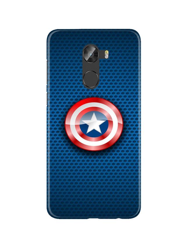 Captain America Shield Case for Gionee X1 /X1s (Design No. 253)