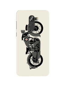 MotorCycle Mobile Back Case for Gionee X1 /  X1s (Design - 259)