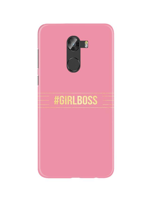 Girl Boss Pink Case for Gionee X1 /X1s (Design No. 263)