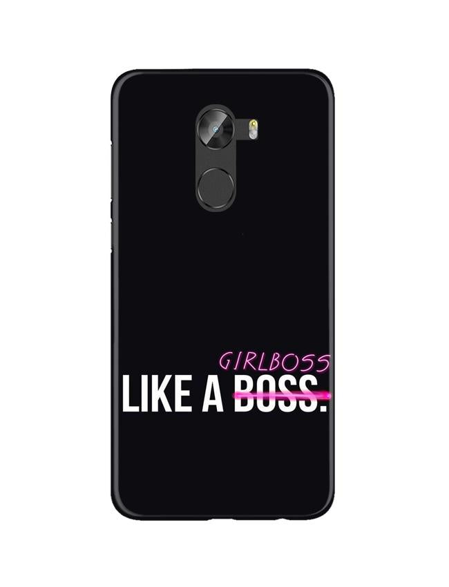 Like a Girl Boss Case for Gionee X1 /X1s (Design No. 265)