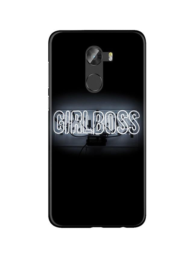 Girl Boss Black Case for Gionee X1 /X1s (Design No. 268)
