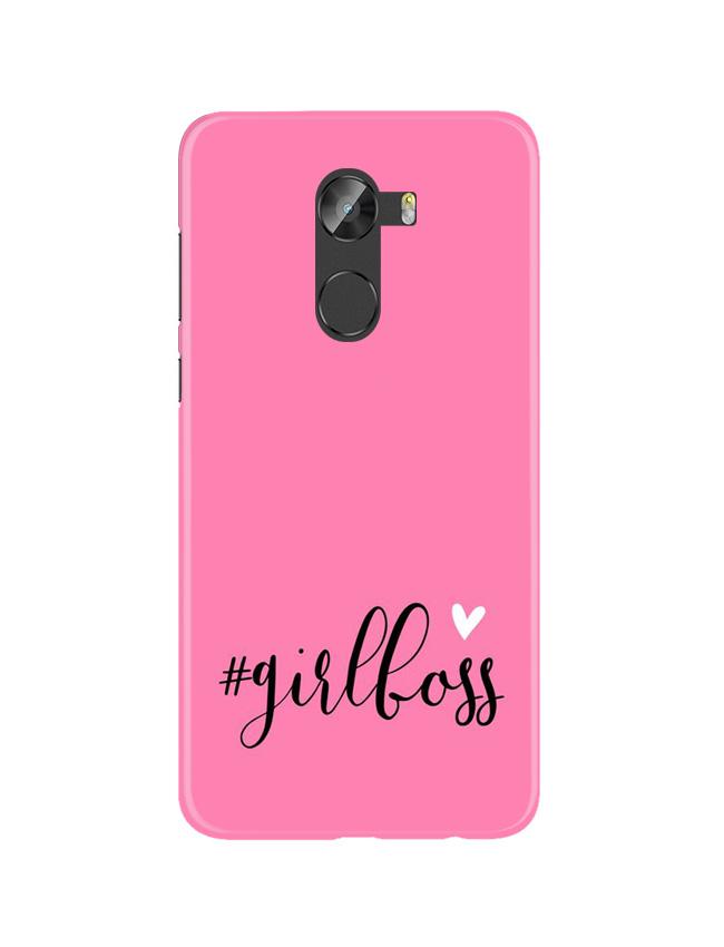 Girl Boss Pink Case for Gionee X1 /  X1s (Design No. 269)