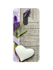 White Heart Mobile Back Case for Gionee X1 /  X1s (Design - 298)