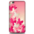 White Pick Butterflies Case for Redmi Go