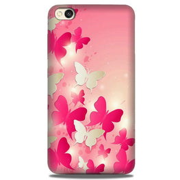 White Pick Butterflies Case for Redmi Go