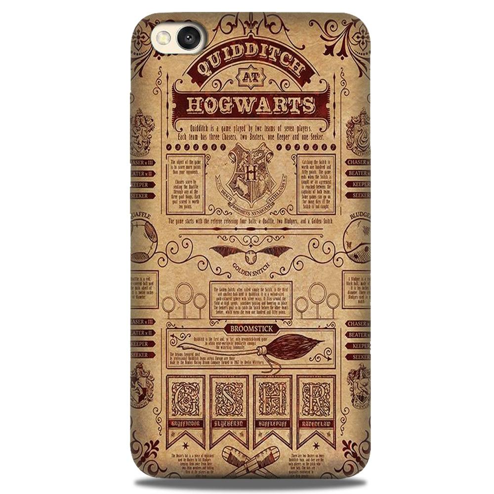 Hogwarts Mobile Back Case for Redmi Go  (Design - 304)