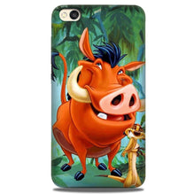 Timon and Pumbaa Mobile Back Case for Redmi Go  (Design - 305)