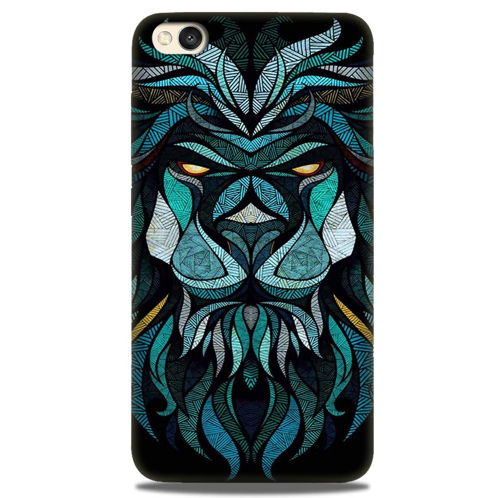 Lion Mobile Back Case for Redmi Go  (Design - 314)