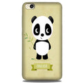 Panda Bear Mobile Back Case for Redmi Go  (Design - 317)