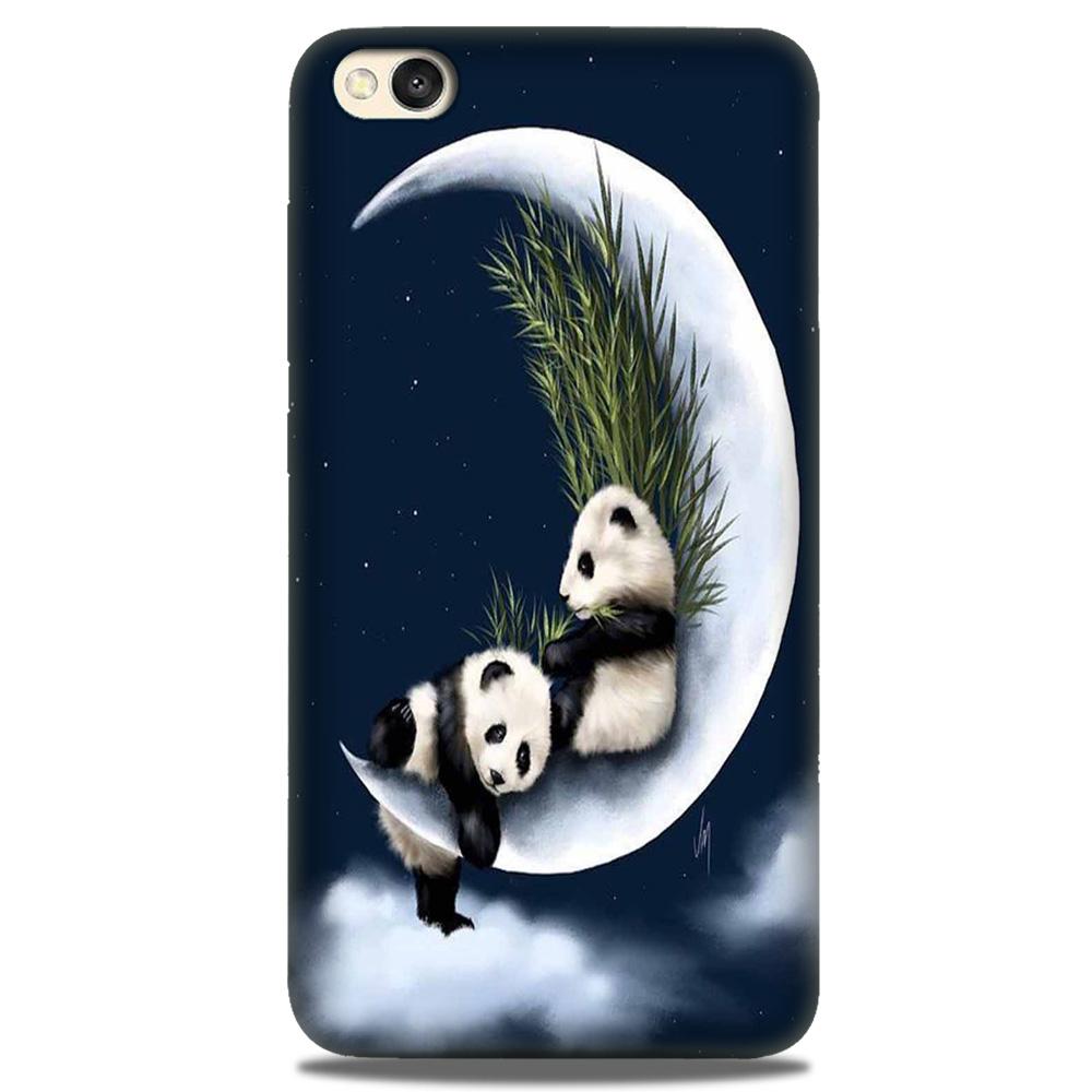 Panda Moon Mobile Back Case for Redmi Go  (Design - 318)