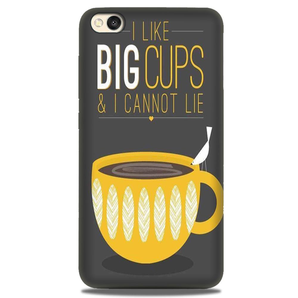Big Cups Coffee Mobile Back Case for Redmi Go  (Design - 352)