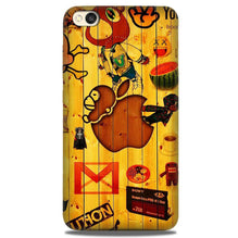 Wooden Texture Mobile Back Case for Redmi Go  (Design - 367)