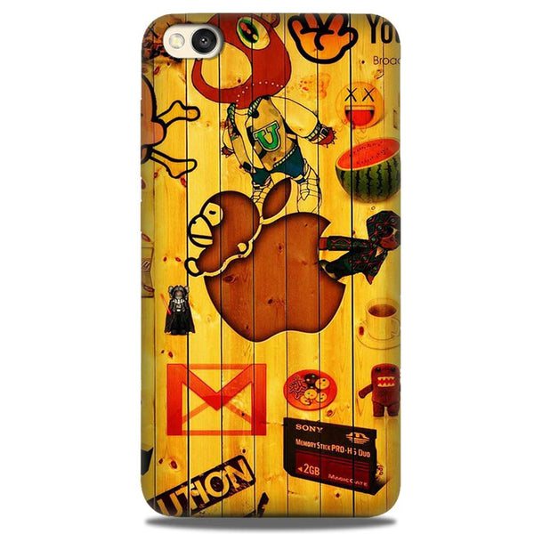 Wooden Texture Mobile Back Case for Redmi Go  (Design - 367)