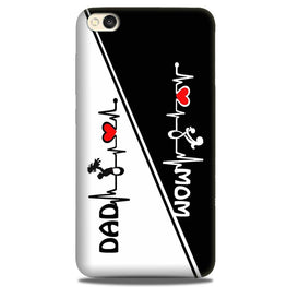 Love Mom Dad Mobile Back Case for Redmi Go  (Design - 385)