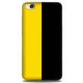 Black Yellow Pattern Mobile Back Case for Redmi Go  (Design - 397)