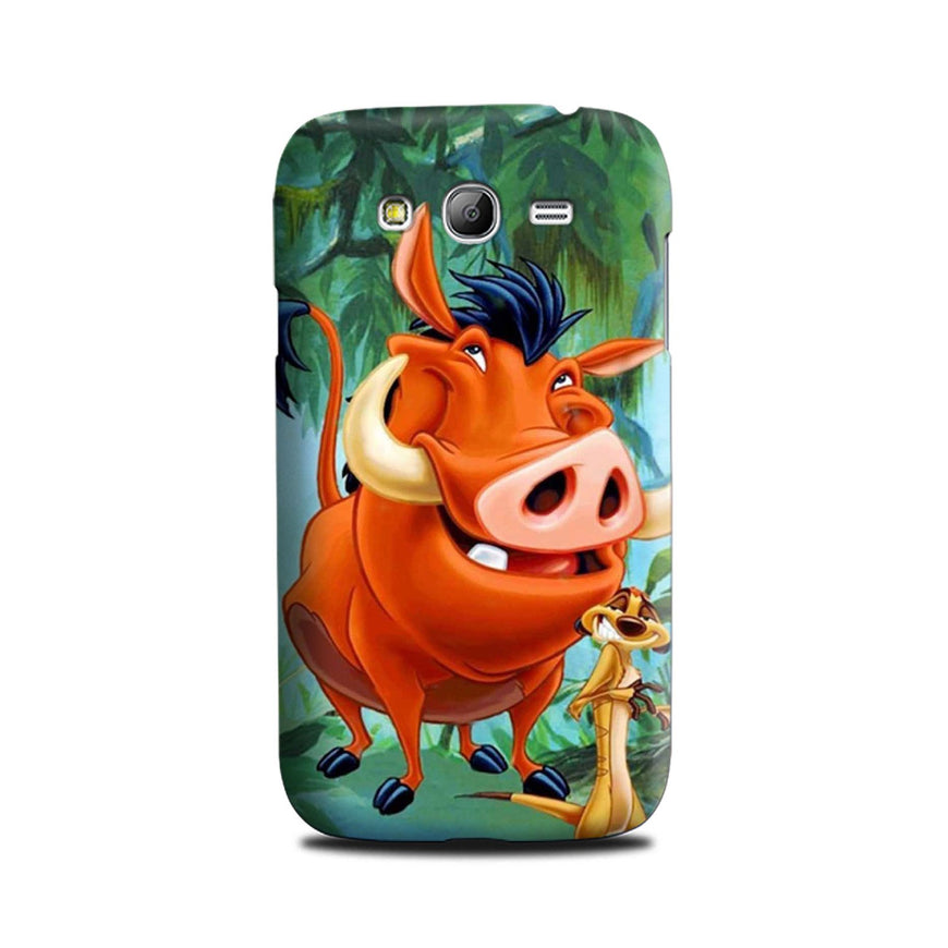 Timon and Pumbaa Mobile Back Case for Galaxy Grand Max  (Design - 305)