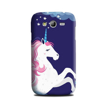 Unicorn Mobile Back Case for Galaxy Grand Prime  (Design - 365)