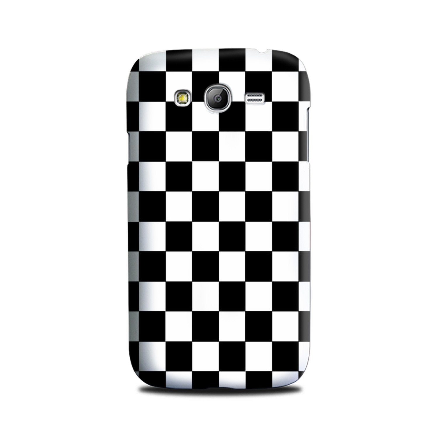 Black White Boxes Mobile Back Case for Galaxy Grand 2  (Design - 372)