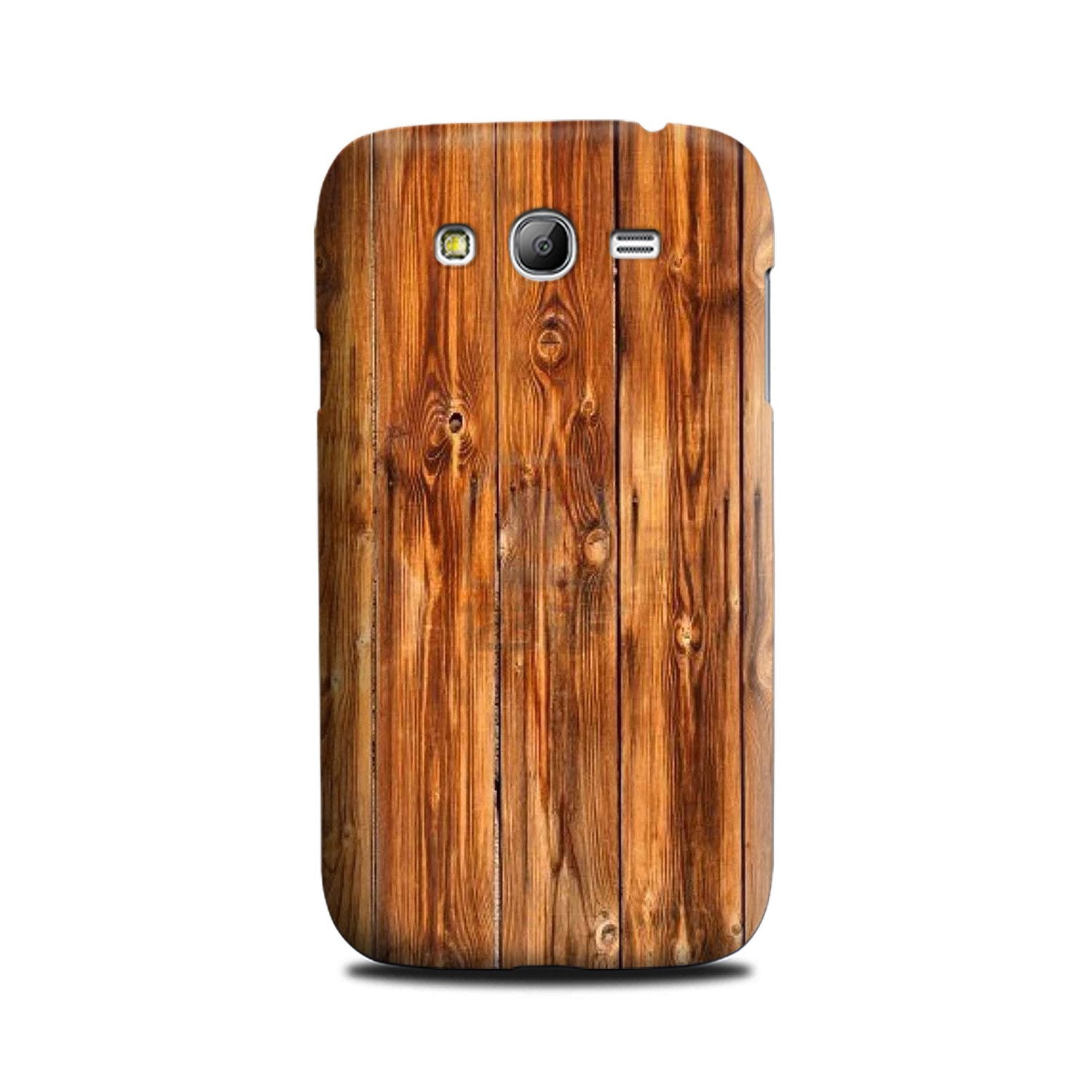 Wooden Texture Mobile Back Case for Galaxy Grand Max  (Design - 376)