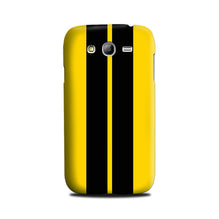Black Yellow Pattern Mobile Back Case for Galaxy Grand 2  (Design - 377)