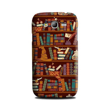 Book Shelf Mobile Back Case for Galaxy Grand Max  (Design - 390)