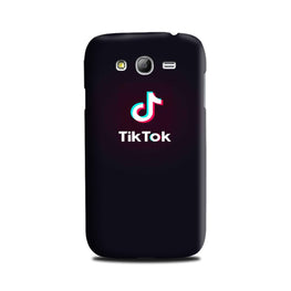Tiktok Mobile Back Case for Galaxy Grand Max  (Design - 396)
