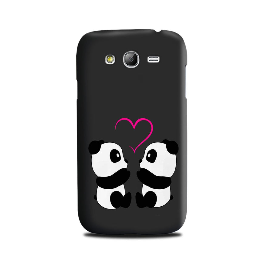 Panda Love Mobile Back Case for Galaxy Grand Prime  (Design - 398)