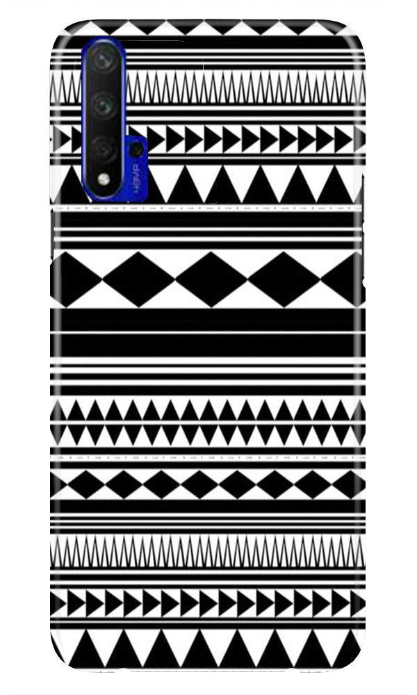 Black white Pattern Case for Huawei Honor 20