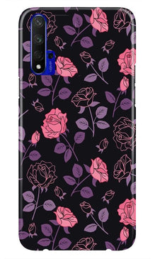 Rose Black Background Case for Huawei Honor 20