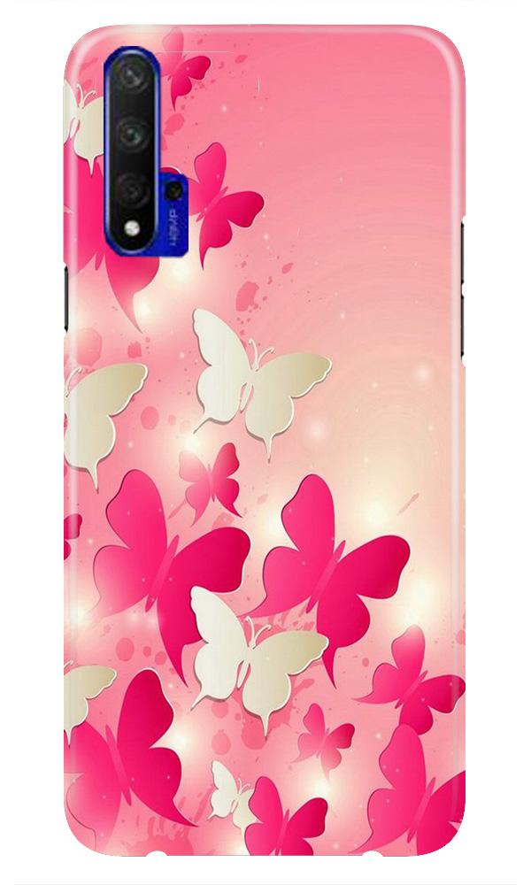 White Pick Butterflies Case for Huawei Honor 20