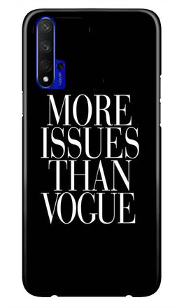 More Issues than Vague Case for Huawei Honor 20