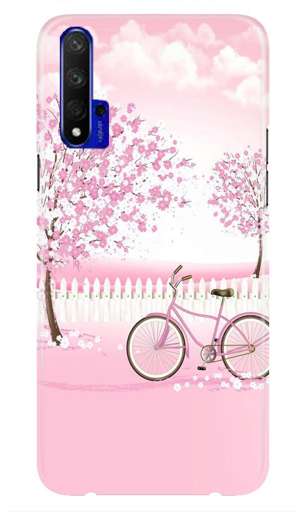 Pink Flowers Cycle Case for Huawei Honor 20(Design - 102)